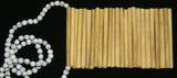 “Big Man” Bamboo Bib Pectoral Ornament or Necklace, Bamboo & Seed Beads, Once Worn during a Sing-Sing celebration by a Tribal Dancer from the Highlands Of Papua New Guinea, collected in the late 1900’s