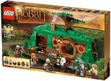 NOW RARE RETIRED 2012 LEGO 79003 WITH BOX & BOOKS: The Hobbit, Bilbo Baggins An Unexpected Gathering with 652 PIECES, HOUSE, TREE, MANY ACCESSORIES, 6 Minifigures, Gandalf, Bilbo (Shire Outfit) & 4 dwarves: Balin, Dwalin, Bombur & Bofur. AGE 9-14