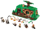 NOW RARE RETIRED 2012 LEGO 79003 WITH BOX & BOOKS: The Hobbit, Bilbo Baggins An Unexpected Gathering with 652 PIECES, HOUSE, TREE, MANY ACCESSORIES, 6 Minifigures, Gandalf, Bilbo (Shire Outfit) & 4 dwarves: Balin, Dwalin, Bombur & Bofur. AGE 9-14