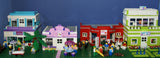 CUSTOM LEGO SET, ONE OF A KIND, AMUSEMENT PARK (88 PCS) + 3 RARE RETIRED MINIFIGURES COLLECTIBLES: SPONGEBOB, PATRICK AND MR KRABS 3833,3825,3834 (KIT 38)