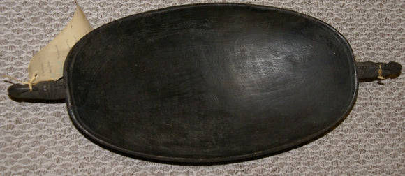 Old Unique Sing-Sing Festival Ceremonial Hand Carved Wood Bowl, Large Platter to serve Betel, Lime, Sago & Grub during Initiations, Rites of passage, Wars victories, Weddings, 22