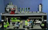 LEGO, 6 NOW RARE RETIRED ALIEN CONQUEST MINIFIGURES: ALIEN TROOPERS AC003, ALIEN DEFENSE UNIT SOLDIER AC016 + 2 UNIQUE CUSTOM BUILDS: ROCKET LAUNCH TOWER & ROCKET, ASTONAUT TOOL BENCH 194 PCS. (KIT ITEM SET 51)