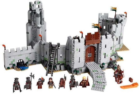 NOW RARE HARD TO FIND 2012 RETIRED LEGO Lord of the Rings 9474 Battle of Helm's Deep 8 Minifigures: Aragorn Gimli Haldir King Théoden Berserker Uruk-hai & 3 Uruk-hai Soldiers, Accessories, Box & Manuals. 1368 pieces + 21 FREE PCS = 1389 PCS. Age 8-14
