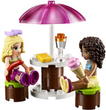 NOW RARE RETIRED LEGO FRIENDS HEARTLAKE CITY POOL JACCUZI (41008) & 2 MINIFIGURES, LOUNGE CHAIRS, UMBRELLA, DIVING BOARD, SLIDE, BASKETBALL HOOP, SHOWER, BATHROOM, ACCESSORIES, BOX & MANUALS: AGE 6-12. YEAR 2013