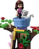 NOW RARE RETIRED LEGO FROM YEAR 2012: “Friends” KIT 3065 (191 PIECES) Olivia's Tree House, Girl, Cat, Birds, Birdhouse, Fish, Butterflies, Wildlowers, Ladders, Telescope. BUILT ONCE 100% Complete with Box and manual. AGE 6 TO 12, 13.94” x 2.32” x 7.52”