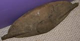 Old Unique Sing-Sing Festival Ceremonial Hand Carved Bowl, Large Platter to serve Betel, Lime, Sago & Grub during Initiations, Rites of passage, Wars victories, Weddings, 24" Long, Ramu River, Papua New Guinea. Item 60A19. Mid to Late 20th C.