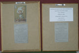 EPHEMERA AMERICANA WHIMSICAL ART: 1800's FRAMED ANTIQUE VICTORIAN ADVERTISING TRADE CARD: MILK-MAID BRAND SOLDIER TOT (DFPO1P) CUTE BABY BOY DESIGNER COLLECTOR COLLECTIBLE WALL DÉCOR UNIQUE