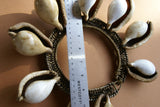 Rare Old Luba Ceremonial Albino Cowrie Shell, Nassa, Rattan Necklace from the Ngada Tribe, Flores Island, Indonesia. Collected in the late 1900's. Jai Dance FLO4
