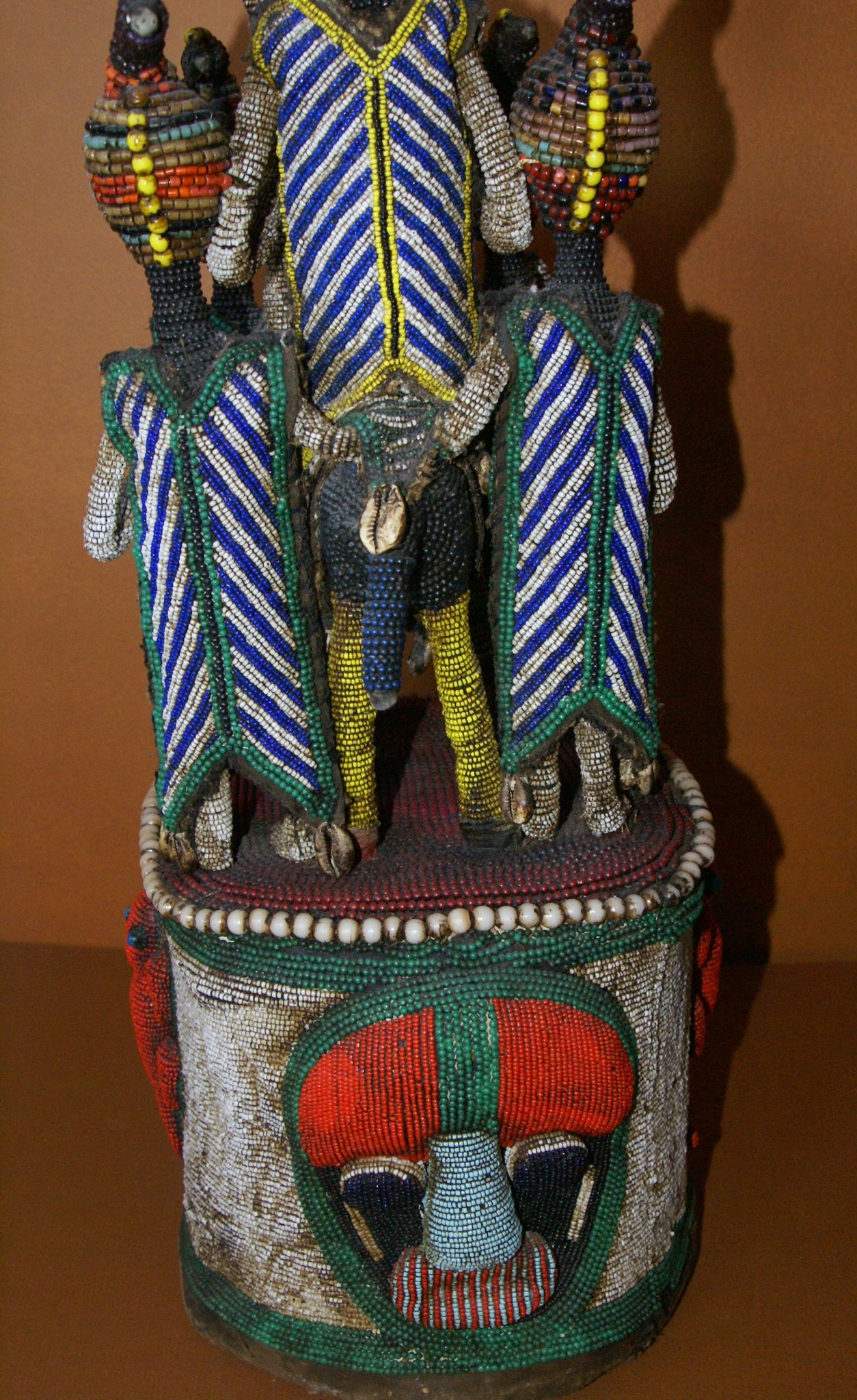 3747 Stunning African Yoruba Beaded King Crown 19.5 H Nigeria – Ethnika  Antiques