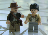 2 LONG RETIRED HARD TO FIND LEGO MINIFIGURES FROM  RAIDERS OF THE LOST ARK 7623 YEAR 2008-09, 10 PIECES IN MINT CONDITION NOT PLAYED WITH: INDIANA JONES WITH HAT WHIP SATCHEL & SATIPO. 10 PIECES, ITEM 80