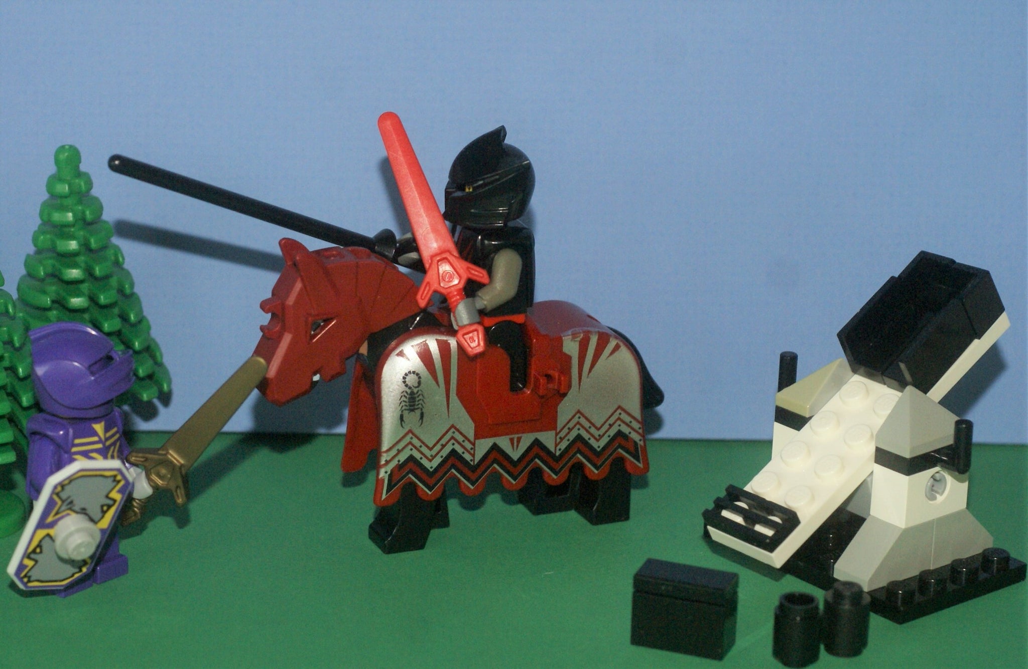 terrasse Lavet af smække LEGO Knights Kingdom Vladek Encounter 8777, 2 Minifigures + Armored Ho –  Rarest Finds