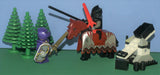 LEGO Knights Kingdom Vladek Encounter 8777, 2 Minifigures + Armored Horse, weapons, accessories, 42 Pieces, ages 6-12, Danju vs. Vladek for the fate of the kingdom! BOOKLET INCLUDED BUT NO BOX YEAR 2004