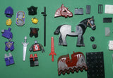 LEGO Knights Kingdom Vladek Encounter 8777, 2 Minifigures + Armored Horse, weapons, accessories, 42 Pieces, ages 6-12, Danju vs. Vladek for the fate of the kingdom! BOOKLET INCLUDED BUT NO BOX YEAR 2004