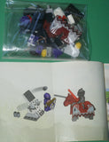 LEGO Knights Kingdom Vladek Encounter 8777, 2 Minifigures + Armored Horse, weapons, accessories, 42 Pieces, ages 6-12, Danju vs. Vladek for the fate of the kingdom! BOOKLET INCLUDED BUT NO BOX YEAR 2004