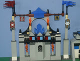 LEGO KNIGHTS KINGDOM II: 8779 CASTLE GRAND TOURNAMENT YEAR 2004 WITH MINIFIGURES, ACCESSORIES  & INSTRUCTION MANUAL - NO BOX: WAS A STORE DISPLAY. BUILDS IN GREAT CONDITION. MORE THAN 312 PCS