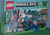 NOW RARE RETIRED LEGO MINECRAFT: The Iron Golem WITH 3 MINIFIGURES GOLEM, ALEX & ZOMBIE, BABY PIG,  TOOLS, ACCESSORIES, 21123, Age 6-12 (208 PIECES) YEAR 2016 COMPLETE, BOX & BOOKLETS INCLUDED.