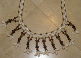 Unique, Rare 3-Tier Sing-Sing Festival Pristine Nassa Shells & Seed Beads Bilas Pectoral Adornment, Necklace Ornament from the Highlands of Papua New Guinea, NECK5, collected in late 1900’s.
