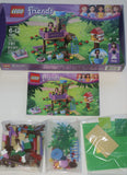 NOW RARE RETIRED LEGO FROM YEAR 2012: “Friends” KIT 3065 (191 PIECES) Olivia's Tree House, Girl, Cat, Birds, Birdhouse, Fish, Butterflies, Wildlowers, Ladders, Telescope. BUILT ONCE 100% Complete with Box and manual. AGE 6 TO 12, 13.94” x 2.32” x 7.52”