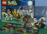 NOW RARE RETIRED LEGO MONSTER FIGHTERS SET The Mummy 9462 WITH 2 MINIFIGURES(90 PIECES, SOME GLOW IN THE DARK) ANN LEE HELICOPTER, GHOSTLY CHARIOT, MOONSTONE AGE 7-12, Year 2012