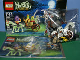 NOW RARE RETIRED LEGO MONSTER FIGHTERS SET The Mummy 9462 WITH 2 MINIFIGURES(90 PIECES, SOME GLOW IN THE DARK) ANN LEE HELICOPTER, GHOSTLY CHARIOT, MOONSTONE AGE 7-12, Year 2012