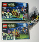 NOW RARE RETIRED LEGO MONSTER FIGHTERS SET The Mummy 9462 WITH 2 MINIFIGURES(90 PIECES, SOME GLOW IN THE DARK) ANN LEE HELICOPTER, GHOSTLY CHARIOT, MOONSTONE AGE 7-12, Year 2012