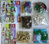 NOW RARE RETIRED LEGO FRIENDS HEARTLAKE CITY POOL JACCUZI (41008) & 2 MINIFIGURES, LOUNGE CHAIRS, UMBRELLA, DIVING BOARD, SLIDE, BASKETBALL HOOP, SHOWER, BATHROOM, ACCESSORIES, BOX & MANUALS: AGE 6-12. YEAR 2013