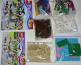 NOW RARE RETIRED LEGO FRIENDS HEARTLAKE CITY POOL JACCUZI (41008) & 2 MINIFIGURES, LOUNGE CHAIRS, UMBRELLA, DIVING BOARD, SLIDE, BASKETBALL HOOP, SHOWER, BATHROOM, ACCESSORIES, BOX & MANUALS: AGE 6-12. YEAR 2013