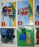 NOW RARE RETIRED LEGO CREATOR 31009, Multicolor Vacation Cottage, Skater House, Windmill Building Kit, Minifigure , Skateboard, Pond (271 Pieces) 3 Instruction Booklets & Box. Year 2013