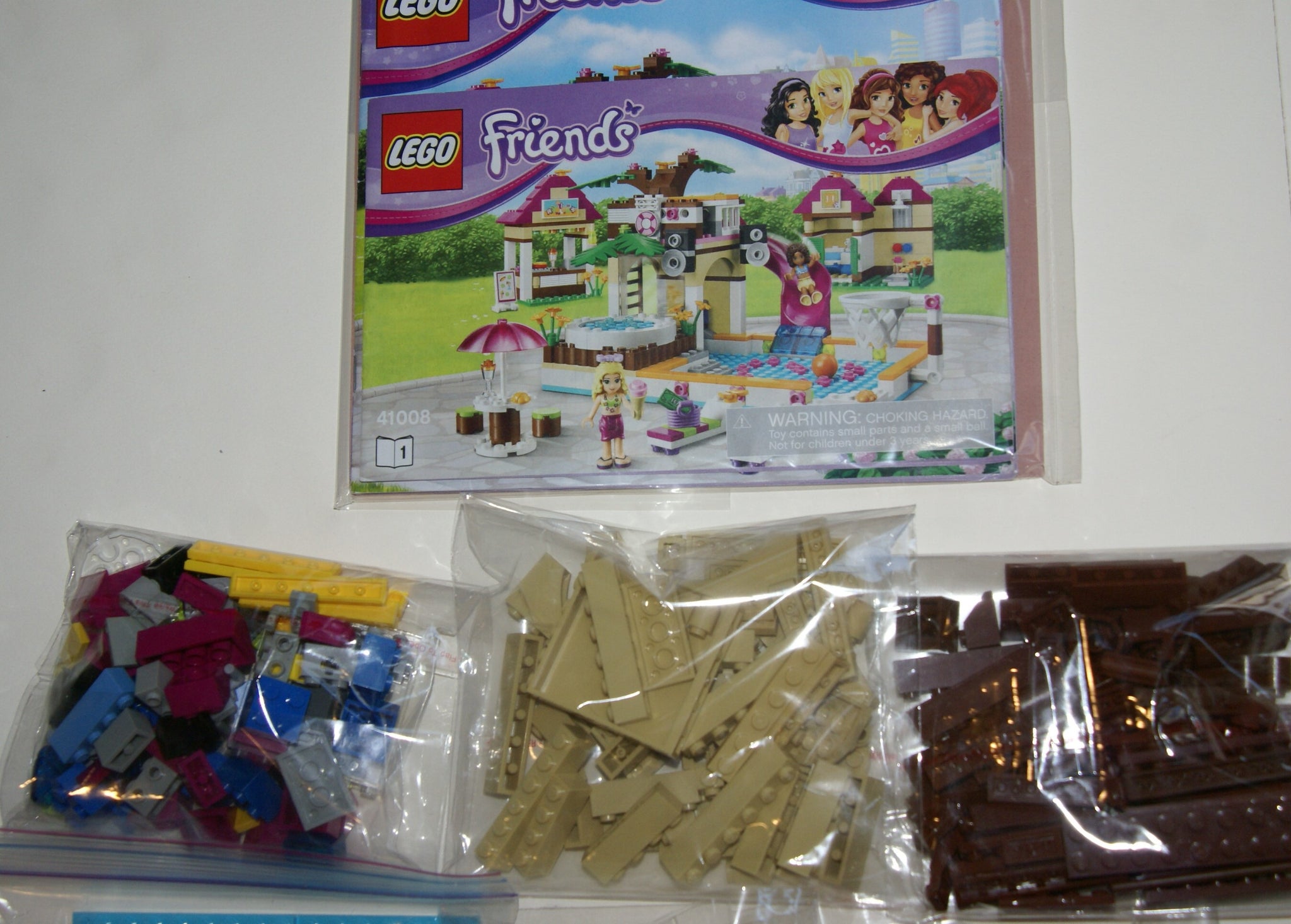 Lego 41008 Instructions NOW RARE RETIRED LEGO FRIENDS HEARTLAKE