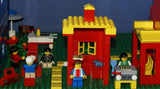 5 BUILDS: 2 STORIES HOME POOL PING PONG PLAYHOUSE APT DONUT SHOP TIRE STORE TOW TRUCK ETC.. HOT DOG STAND BENCHES (1569 PCS) 29 VERY RARE RETIRED MINIFIGURES FROM "LEGO TOWN" &  THE SIMPSONS (1978- 2010) KIT 2