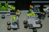 CUSTOM LEGO MAD SCIENTIST LABORATORY (1087 PCS ): 32 (NOW RARE) RETIRED MINIFIGURES FROM POWER MINERS, ROCK MONSTERS, AGENTS, CASTLE FANTASY ERA, MONSTER FIGHTERS, TROLLS, ANIMALS EXPERIMENTS & ANOMALIES, ETC (KIT 6)