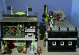 CUSTOM LEGO MAD SCIENTIST LABORATORY (1087 PCS ): 32 (NOW RARE) RETIRED MINIFIGURES FROM POWER MINERS, ROCK MONSTERS, AGENTS, CASTLE FANTASY ERA, MONSTER FIGHTERS, TROLLS, ANIMALS EXPERIMENTS & ANOMALIES, ETC (KIT 6)