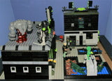 CUSTOM LEGO MAD SCIENTIST LABORATORY (1087 PCS ): 32 (NOW RARE) RETIRED MINIFIGURES FROM POWER MINERS, ROCK MONSTERS, AGENTS, CASTLE FANTASY ERA, MONSTER FIGHTERS, TROLLS, ANIMALS EXPERIMENTS & ANOMALIES, ETC (KIT 6)