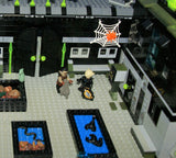 CUSTOM LEGO MAD SCIENTIST LABORATORY (1087 PCS ): 32 (NOW RARE) RETIRED MINIFIGURES FROM POWER MINERS, ROCK MONSTERS, AGENTS, CASTLE FANTASY ERA, MONSTER FIGHTERS, TROLLS, ANIMALS EXPERIMENTS & ANOMALIES, ETC (KIT 6)