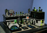 CUSTOM LEGO MAD SCIENTIST LABORATORY (1087 PCS ): 32 (NOW RARE) RETIRED MINIFIGURES FROM POWER MINERS, ROCK MONSTERS, AGENTS, CASTLE FANTASY ERA, MONSTER FIGHTERS, TROLLS, ANIMALS EXPERIMENTS & ANOMALIES, ETC (KIT 6)