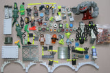 CUSTOM LEGO MAD SCIENTIST LABORATORY (1087 PCS ): 32 (NOW RARE) RETIRED MINIFIGURES FROM POWER MINERS, ROCK MONSTERS, AGENTS, CASTLE FANTASY ERA, MONSTER FIGHTERS, TROLLS, ANIMALS EXPERIMENTS & ANOMALIES, ETC (KIT 6)