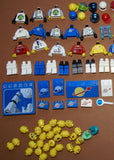 NOW RARE RETIRED LEGO SET, CUSTOM MARS MISSION: 31 RETIRED SPACE MINIFIGURES: SPACE LIFE ON MARS, SPACE LAUNCH COMMAND, SPACE M: TRON YEAR (1995-2001) 439 PCS, 9 BUILDS: FLYING SAUCER, CONTROL TOWER, ROCKET JET, PLANET HOPPER ETC... (KIT 9)