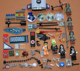 CUSTOM LEGO MAD SCIENTIST LABORATORY (1087 PCS ): 32 (NOW RARE) RETIRED MINIFIGURES FROM POWER MINERS, ROCK MONSTERS, AGENTS, CASTLE FANTASY ERA, MONSTER FIGHTERS, TROLLS, ANIMALS EXPERIMENTS & ANOMALIES, ETC (KIT 6)