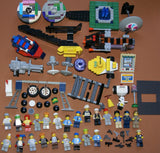 CUSTOM LEGO SET WITH OVER 12 BUILDS: 1488 PCS, 25 NOW RARE RETIRED MINIFIGURES. ENTRANCE ARCH, AMUSEMENT PARK, RIDES & GAMES, POLICE QUARTERS, PUBLIC RESTROOMS, FOUNTAIN, MANY ACCESSORIES. kit 23