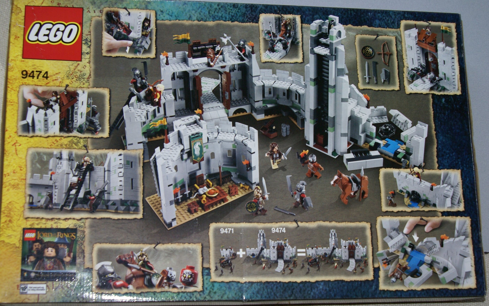 NOW RARE HARD TO FIND 2012 RETIRED LEGO Lord of the Rings 9474