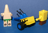 LEGO CUSTOM BUILD PLUS 2 NOW RARE, NEW, RETIRED MINIFIGURES: SPONGEBOB AND PATRICK FROM KIT 3834 OPERATING A STEEPLECHASE CARRIAGE WITH COMMANDS (20 PCS) ITEM 34