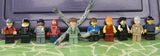 10 ULTRA RARE RETIRED LEGO SUPERHER0 MINIFIGURES. ALL HARD TO FIND: SPIDERMAN, DR OCTOPUS, PETER PARKER, AUNT MAY, MARY JANE, J.JONAH JAMESON, TAXI DRIVER, JEWEL THIEF, PATROL OFFICER, SECURITY GUARD: 1376 4852 4853 4854 4855 (60 PIECES) KIT 0