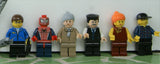 10 ULTRA RARE RETIRED LEGO SUPERHER0 MINIFIGURES. ALL HARD TO FIND: SPIDERMAN, DR OCTOPUS, PETER PARKER, AUNT MAY, MARY JANE, J.JONAH JAMESON, TAXI DRIVER, JEWEL THIEF, PATROL OFFICER, SECURITY GUARD: 1376 4852 4853 4854 4855 (60 PIECES) KIT 0
