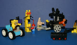 CUSTOM LEGO SET, ONE OF A KIND, AMUSEMENT PARK (88 PCS) + 3 RARE RETIRED MINIFIGURES COLLECTIBLES: SPONGEBOB, PATRICK AND MR KRABS 3833,3825,3834 (KIT 38)