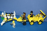 UNIQUE CUSTOM LEGO SET (143 PCS) WITH 6, NOW RARE, RETIRED MINIFIGURES: ADVENTURERS OF THE DESERT 7976 7988 7978 & BUGGY, CARTS, ACCESSORIES, WEAPONS, TOOLS (KIT SET ITEM 40) VAN BARRON, DR C. LIGHTNING, SAM SINISTER, J. THUNDER, HARRY CANE, MUMMY