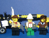 UNIQUE CUSTOM LEGO SET (143 PCS) WITH 6, NOW RARE, RETIRED MINIFIGURES: ADVENTURERS OF THE DESERT 7976 7988 7978 & BUGGY, CARTS, ACCESSORIES, WEAPONS, TOOLS (KIT SET ITEM 40) VAN BARRON, DR C. LIGHTNING, SAM SINISTER, J. THUNDER, HARRY CANE, MUMMY