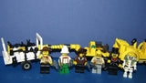 UNIQUE CUSTOM LEGO SET (143 PCS) WITH 6, NOW RARE, RETIRED MINIFIGURES: ADVENTURERS OF THE DESERT 7976 7988 7978 & BUGGY, CARTS, ACCESSORIES, WEAPONS, TOOLS (KIT SET ITEM 40) VAN BARRON, DR C. LIGHTNING, SAM SINISTER, J. THUNDER, HARRY CANE, MUMMY