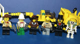 UNIQUE CUSTOM LEGO SET (143 PCS) WITH 6, NOW RARE, RETIRED MINIFIGURES: ADVENTURERS OF THE DESERT 7976 7988 7978 & BUGGY, CARTS, ACCESSORIES, WEAPONS, TOOLS (KIT SET ITEM 40) VAN BARRON, DR C. LIGHTNING, SAM SINISTER, J. THUNDER, HARRY CANE, MUMMY