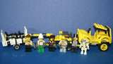 UNIQUE CUSTOM LEGO SET (143 PCS) WITH 6, NOW RARE, RETIRED MINIFIGURES: ADVENTURERS OF THE DESERT 7976 7988 7978 & BUGGY, CARTS, ACCESSORIES, WEAPONS, TOOLS (KIT SET ITEM 40) VAN BARRON, DR C. LIGHTNING, SAM SINISTER, J. THUNDER, HARRY CANE, MUMMY