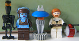 5 NEVER PLAYED WITH STAR WARS CLONE WARS COLLECTIBLES & ACCESSORIES: AAYLA, OBIWAN KENOBI, 2 CUSTOM DROIDS, 31 PCS (KIT 12) 7753 7931 9525 7676  8098 SW0284 8015 SW0222
